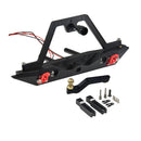 Metal Rear Bumper with Light Trailer Hook for 1/10 RC Axial SCX10 & SCX10 II 90046 Traxxas TRX-4 TRX4