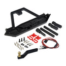 Metal Rear Bumper with Light Trailer Hook for 1/10 RC Axial SCX10 & SCX10 II 90046 Traxxas TRX-4 TRX4
