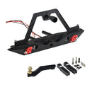 Metal Rear Bumper with Light Trailer Hook for 1/10 RC Axial SCX10 & SCX10 II 90046 Traxxas TRX-4 TRX4
