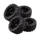 4Pcs RC Car 1/10 Racing Wheel Rim Tires Diameter 118mm for 1/10 HSP HPI REDCAT TRAXXAS