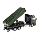 Diecast Military Vehicle Model Rocker Launcher Truck for Kids Birthday Gift