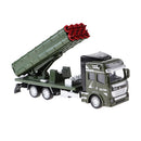 Diecast Military Vehicle Model Rocker Launcher Truck for Kids Birthday Gift