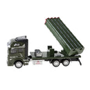 Diecast Military Vehicle Model Rocker Launcher Truck for Kids Birthday Gift