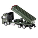 Diecast Military Vehicle Model Rocker Launcher Truck for Kids Birthday Gift
