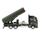 Diecast Military Vehicle Model Rocker Launcher Truck for Kids Birthday Gift