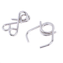 16Pcs/Set Chinese Ring Metal Wire Puzzle IQ Disentanglement Brain Teaser Puzzles Game for Kids Adults Educational Toys Gifts