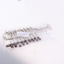 Metal Wire Puzzle Game IQ Mind Test Brain Teaser Toys for Kids Adult The Old
