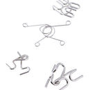 20 Pieces Metal Puzzle Ring Chinese Metal Wire Brain Teaser IQ Puzzles Games