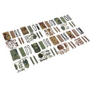 1/72 Scale 8Pcs Battle Tank Model Building Kit The Leopard 2A5/Russia T72-M1