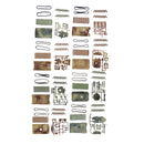 1/72 Scale 8Pcs Battle Tank Model Building Kit The Leopard 2A5/Russia T72-M1