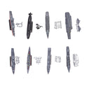 8x 4D Military Battleship Submarine Model Assemble Liaoning Aircraft Carrier