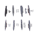 8x 4D Military Battleship Submarine Model Assemble Liaoning Aircraft Carrier