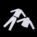 1/6 Men's White Clothes Suit Full Set Fit 12 inches ZY Toys Action Figure Body