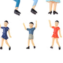 HO Plastic Painted People Action Figure 1/25 Scale for Street Layout Scene
