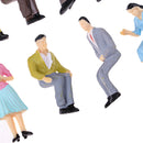 HO Plastic Painted People Action Figure 1/25 Scale for Street Layout Scene