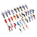 HO Plastic Painted People Action Figure 1/25 Scale for Street Layout Scene