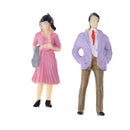HO Plastic Painted People Action Figure 1/50 Scale for Street Layout Scene