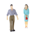 HO Plastic Painted People Action Figure 1/50 Scale for Street Layout Scene