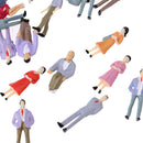 HO Plastic Painted People Action Figure 1/50 Scale for Street Layout Scene