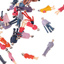 HO Plastic Painted People Action Figure 1/100 Scale for Street Layout Scene
