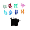 8 Pack Polyhedral Dice Set D4 D6 D8 D10 D12 D20 for DND Game with Black Bags