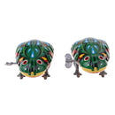 A Pair Of Clockwork Cartoon Frog Jumping Frog Toy Wind Up Toy Classic Toy