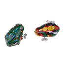 A Pair Of Clockwork Cartoon Frog Jumping Frog Toy Wind Up Toy Classic Toy