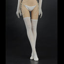 1/6 Scale Women White Cheongsam Dress Clothes Fit 12inches Female Action Figure Body