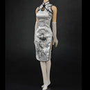 1/6 Scale Women White Cheongsam Dress Clothes Fit 12inches Female Action Figure Body