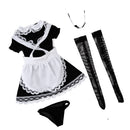 1/6 Scale Women French Apron Maid Fancy Dress Costume Kit Fit 12inches Female Action Figure Body