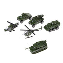 Military Vehicles Model Cars Tank Attack Helicopter Panzer Kids Pocket Toy