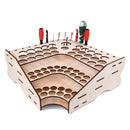 Wooden Storage Rack Holder For Acrylic Mr Hobby Mr Color Model Paint