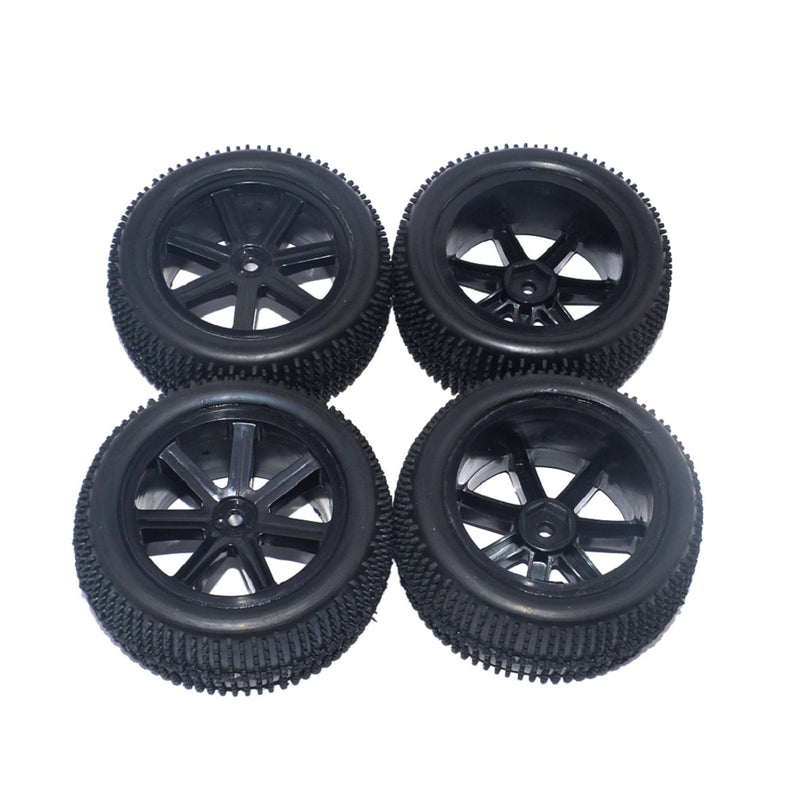 1/10 Racing Car Buggy 12mm Hub Wheels with Tires 4 Pieces For HSP HPI Redcat