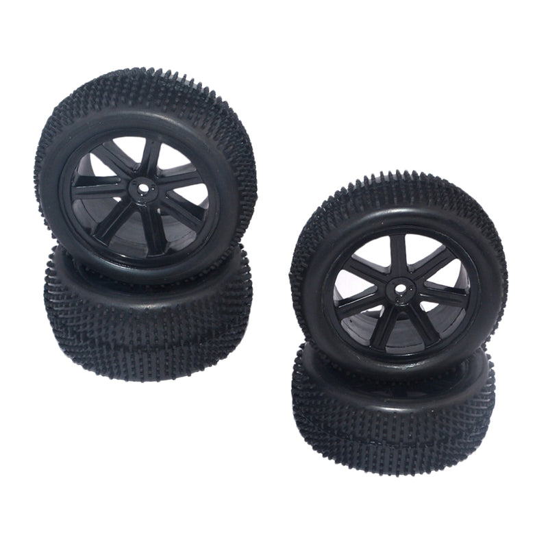 1/10 Racing Car Buggy 12mm Hub Wheels with Tires 4 Pieces For HSP HPI Redcat