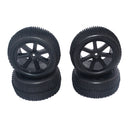 1/10 Racing Car Buggy 12mm Hub Wheels with Tires 4 Pieces For HSP HPI Redcat