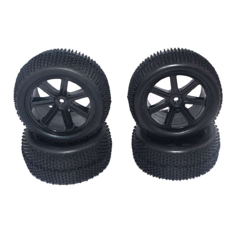 1/10 Racing Car Buggy 12mm Hub Wheels with Tires 4 Pieces For HSP HPI Redcat