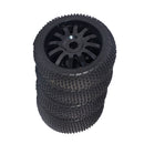 4Pcs Racing RC 1/8 Off-Road Car Buggy 17mm Hub Wheels and Tires 4 Pieces for HSP HPI