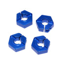 4 Pieces Aluminum 5.0 Wheel Hex 12mm Drive Hubs Pins&Screws for HSP HPI Racing 1/10 RC Car