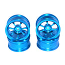 Pack of 4 Rims Wheel Hubs 1/10 RC Drift Car Wheel Hubs Aluminum Wheel Rims