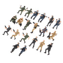 20 Pcs 1:43 Scale Simulation Military Figures Model Soldiers Model Kids Toy