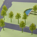 10pcs 1:200 Z 8cm Railway Scene Landscape Model Trees Model Building Kits