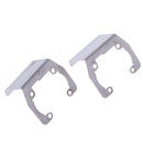 2 Pieces Metal Axle Protective Guard Plate for 1:10 RC Crawler Axial SCX10II
