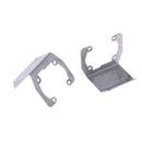 2 Pieces Metal Axle Protective Guard Plate for 1:10 RC Crawler Axial SCX10II