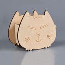 Fortune Cat Design Pencil Pen Holder Storage Box for Student School Supplies