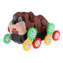 Electric Animals Battery Operated Dog Toys Flip Over Rollover Dog Kids Toys