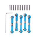 6 Pieces Adjustable For WLtoys A959 Alloy Aluminum Linkages Pull Rod Parts