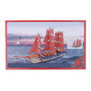 Wooden Intellectual Puzzle Western Sailing Model For Adults And Kids Hobby