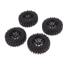 96mm Rubber Tires Tyres 1.9'' Wheels for 1/10 RC Crawler Monster Truck Car