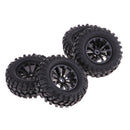 96mm Rubber Tires Tyres 1.9'' Wheels for 1/10 RC Crawler Monster Truck Car