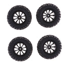 96mm Rubber Tires Tyres 1.9'' Wheels for 1/10 RC Crawler Monster Truck Car
